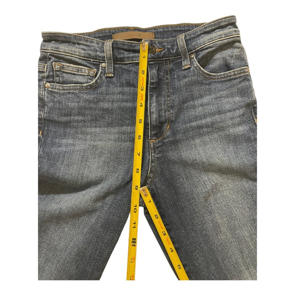 Joe's Jeans Women's Barb Cuff Mid Rise Crop Blue Jeans Size 25 Style 4500371793 - Picture 6 of 11